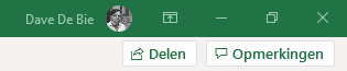 Delen in Excel